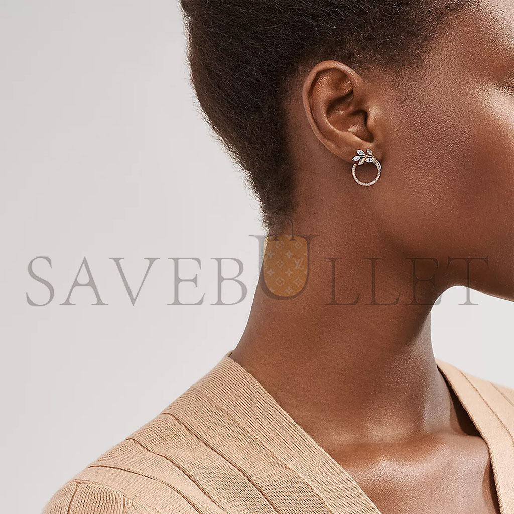 T*f*ny victoria™ diamond vine round earrings 68287472